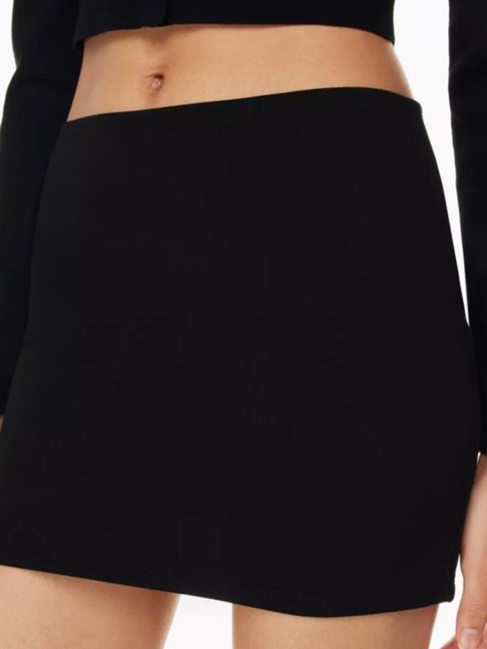 Aritzia Sunday Best Black Mini Skirt
